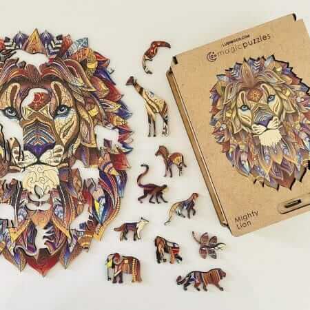 Wooden animal hotsell jigsaw puzzles