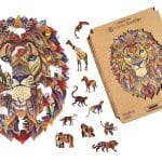 Mighty Lion Jigsaw Puzzle transparent