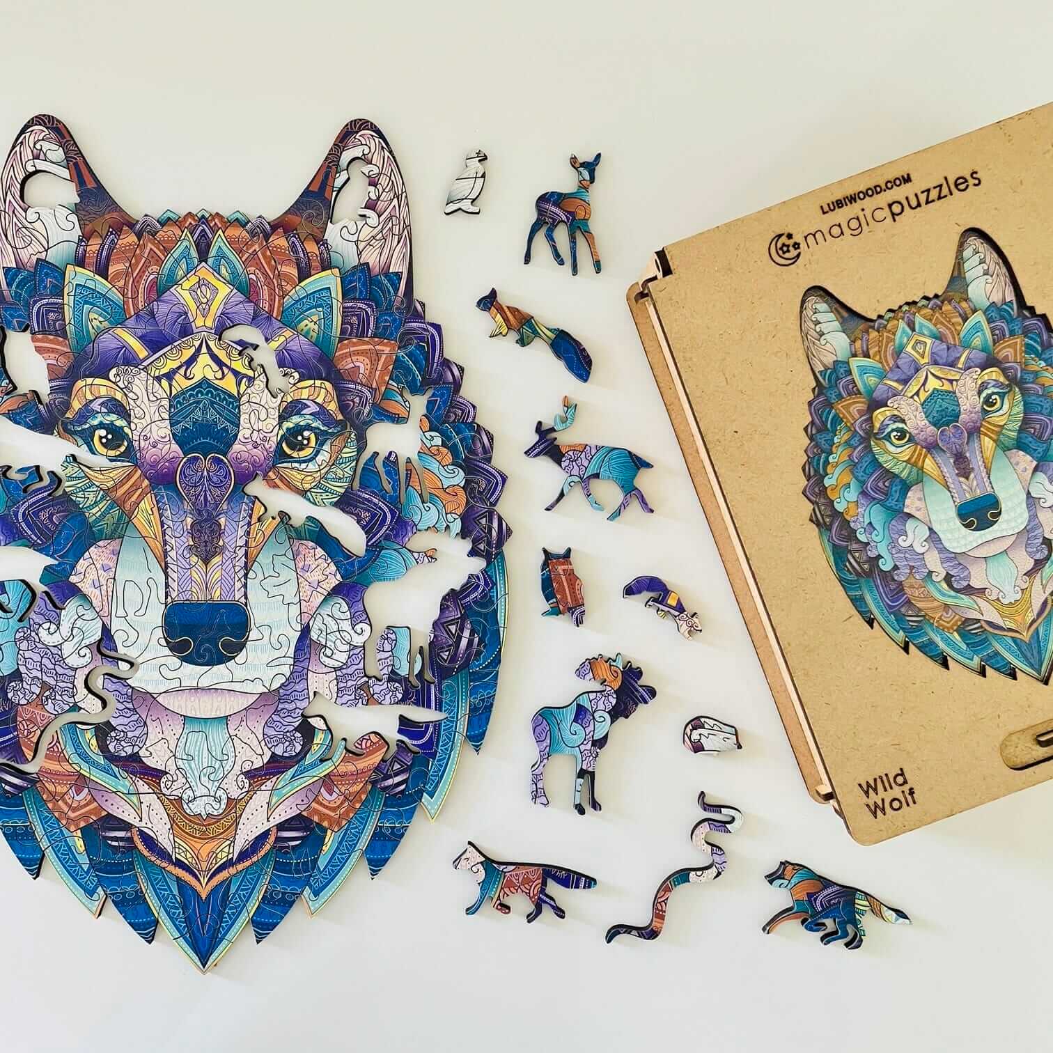 Puzzle Loup Sauvag - Lubiwood