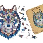 Wild wolf jigsaw puzzle transparent