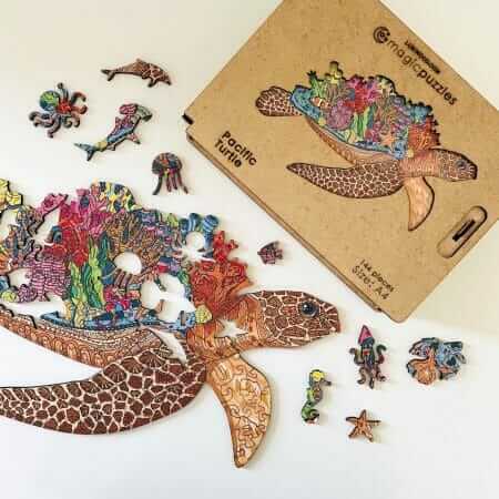 Wooden animal online jigsaw puzzles