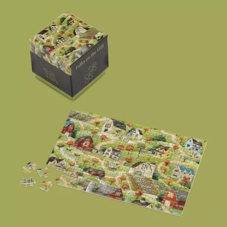 Folks on the hill classic jigsaw puzzle